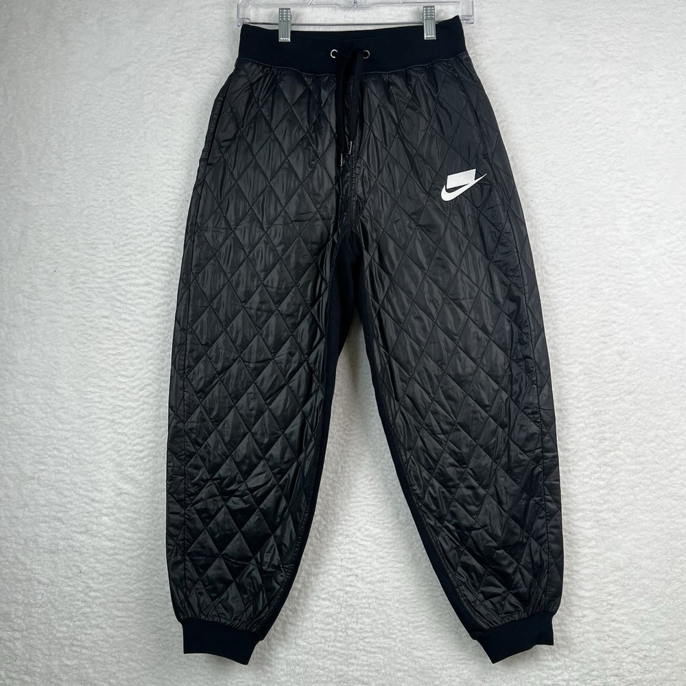 Nike NSW Sport Pack Quilted Pants‎ Women's XS Black CJ6256-010